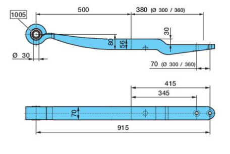 TUKIJOUSI BPW 1 X 56 ALU