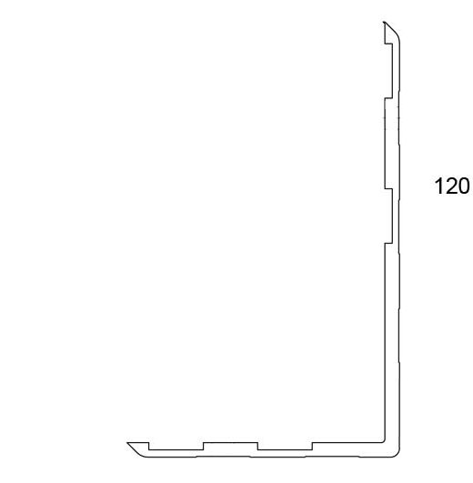 ALL 120 X 75-7800MM ELOX.