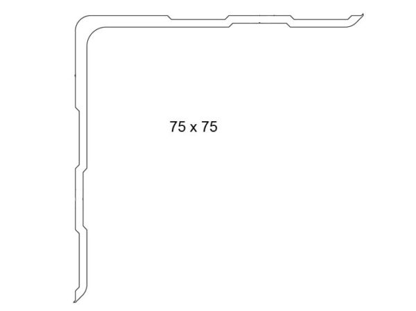ALL 75 X 75 P=3100 MM
