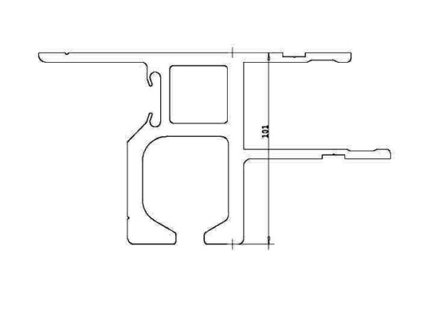 KATTOPROFIILI GS-45,  P=13600 MM