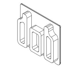 LOCK UNDERKÖRNINGSSKYDD, R58.03, 110 x 125