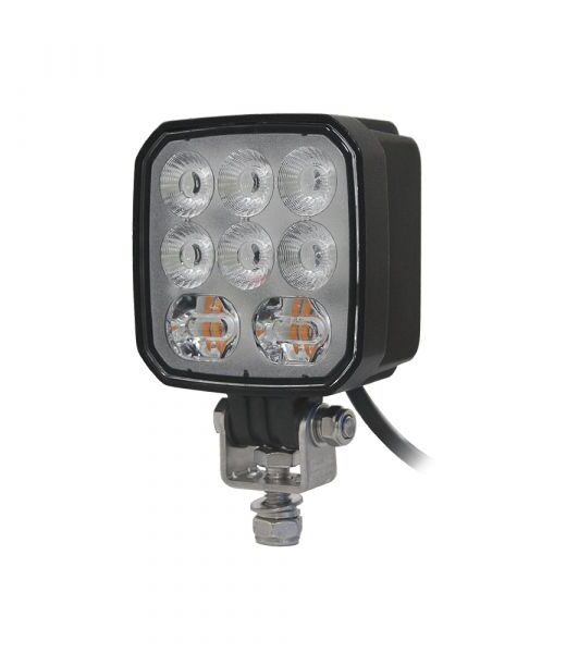 ARBETSLAMPA LED 12/24V, 18W, BLIXTLJUS