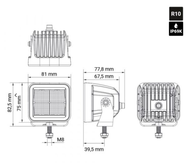 ARBETSLAMPA LED 40W - Bild 2