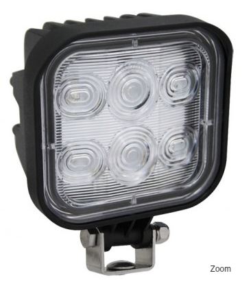 ARBETSLAMPA LED 12/36V 6 LYSDIODER