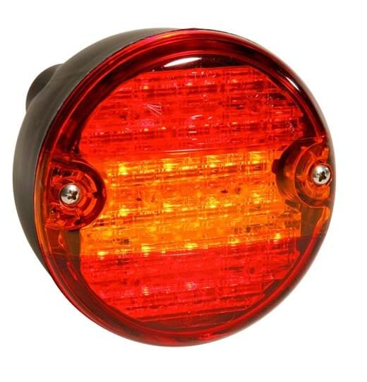 TAKAVALO PYÖREÄ LED, 3-KAMMIO