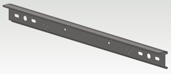 BELYSNINGSBALK 1,5x373x2300, 2 nummerljus