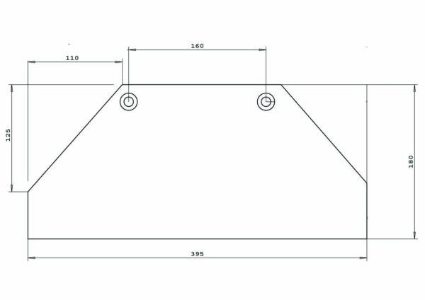 NYLONGLID 10 X 180 X 395