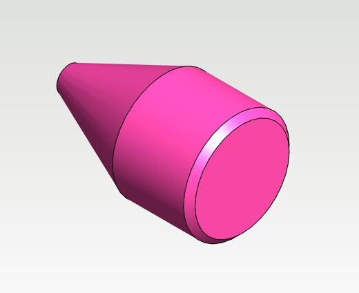 STYRTAPP FÖR RULLFLAK L=90