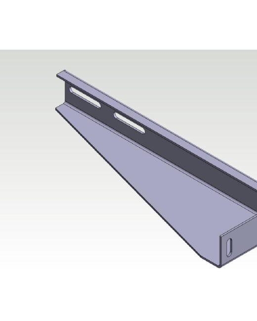 SIDOHINDERKONSOL, c/c 1100, L=650 MM