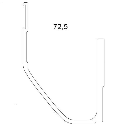 ALPR KULMAPROFIILI 125 X 72,5
