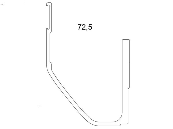 ALPR KULMAPROFIILI 125 X 72,5