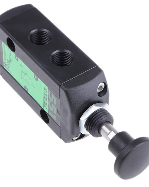 TRYCKKNAPP 3/2, FJÄDRANDE