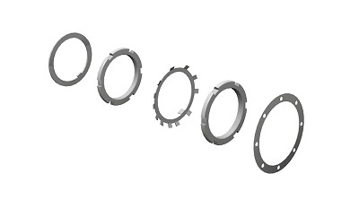 AXELMUTTERSERIE TZ3/5/2