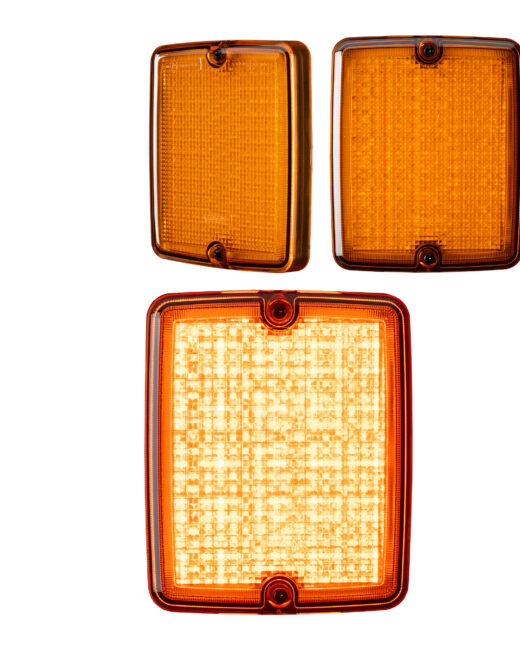 Breeze X2 Retro, Blinkljus, Gult glas