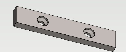 Plastglid, flyttboggie 150x30x10 mm